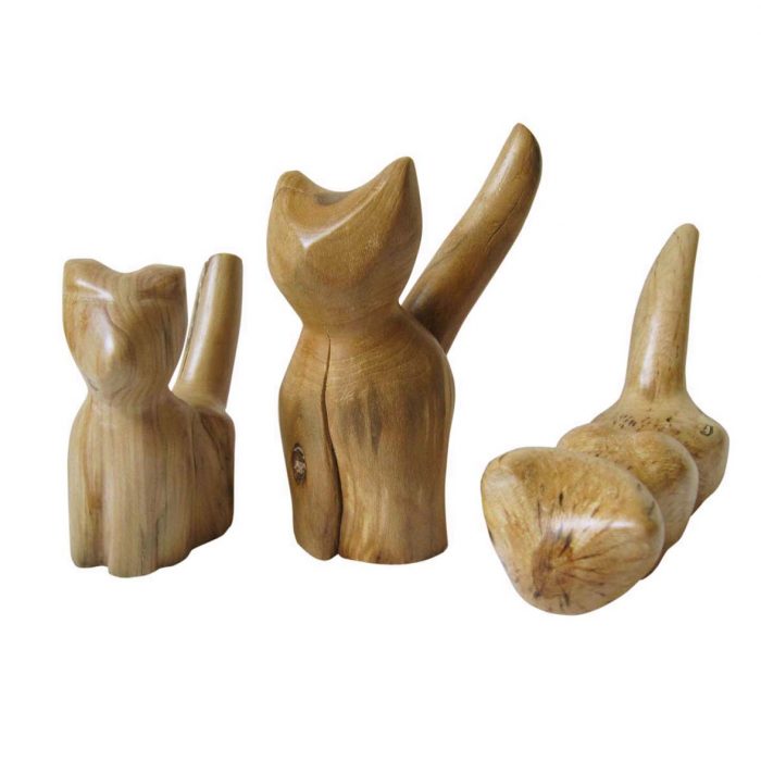 Žaislas „Trys draugai“ (alyva, slyva, Karelijos beržas) | Adomo medis